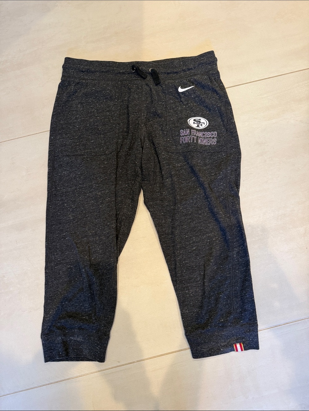 Nike Black Heather San Francisco 49ers Jogger Pants